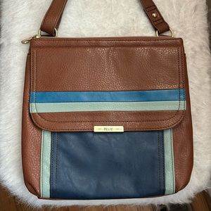 Relic Purse Shoulder or Crossbody Bag 4 Sections PERFECT CONDITION